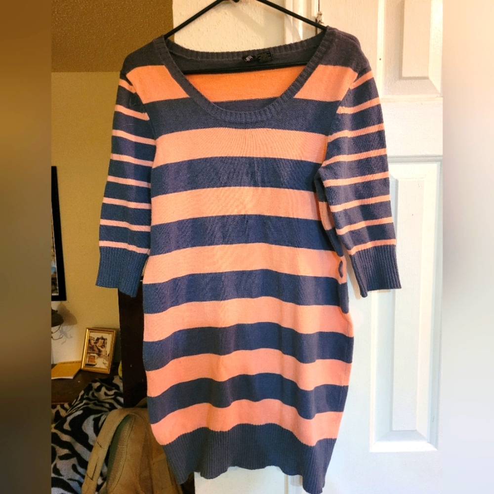 Striped Sweater Dress